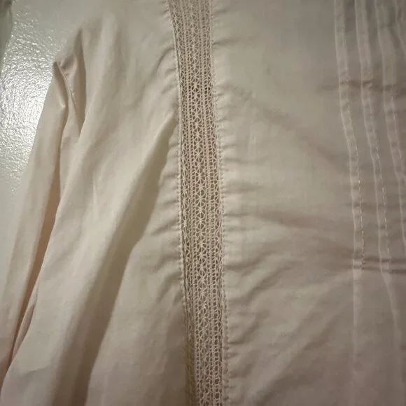 J.Crew Embroidered Cotton Blouse – Size 2 - Picture 6 of 16